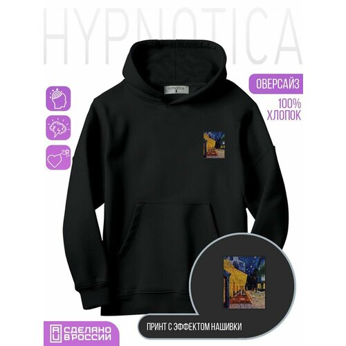 фото Толстовка hypnotica, размер 2xl, черный