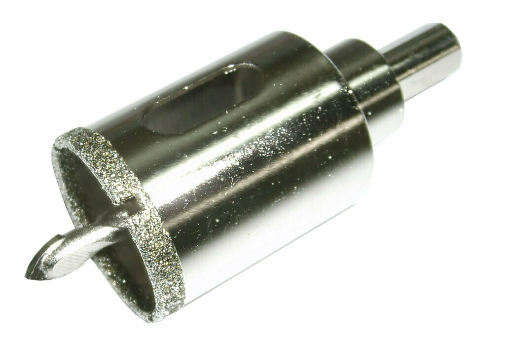 Коронка алмазная 35 мм керамогранит - стекло со сверлом SKRAB 31035