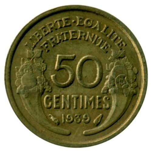 50 сантимов 1939 Франция