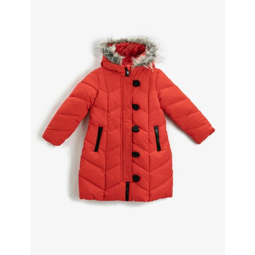 Джинсовая куртка KOTON, размер 3-4, красный