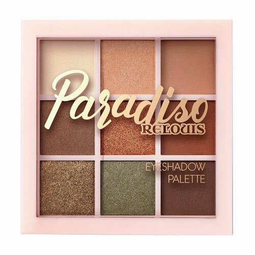 Палетка теней для век / Relouis Paradiso Eyeshadow Palette: Warm