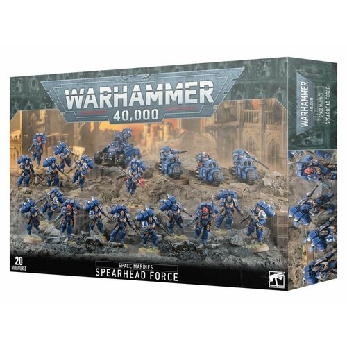 Набор миниатюр Warhammer 40000 Space Marines Spearhead Force головорез фигурка space marines reiver w grapnel launcher artists proof warhammer 40000