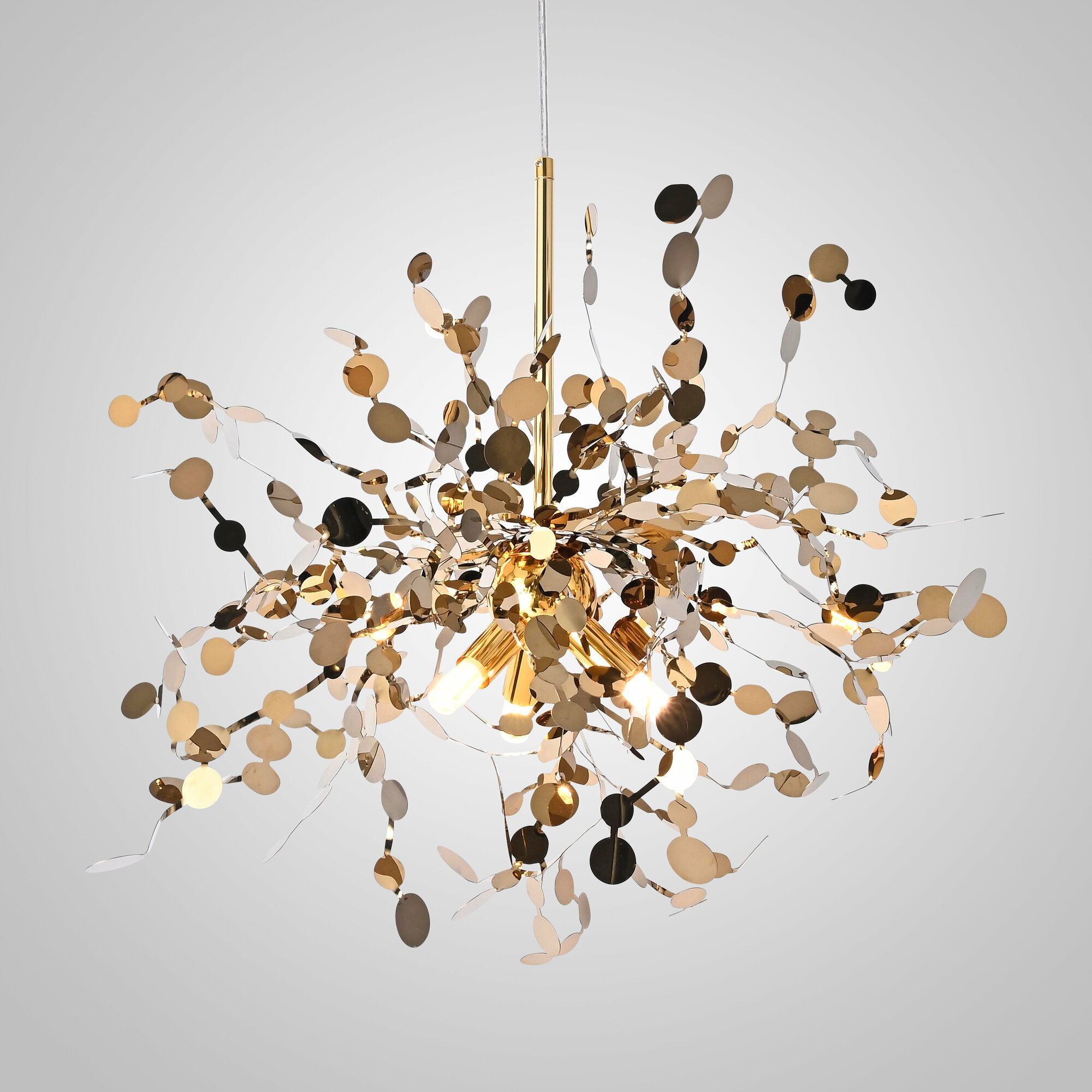 фото Люстра Tezani Argent Suspension Pendant lamp 40 Gold