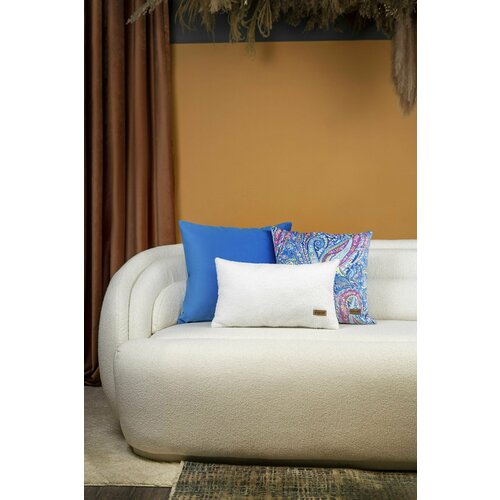 Подушка декоративная COLORISTICA, из микровелюра, пейсли, Liberty col.08 45x45