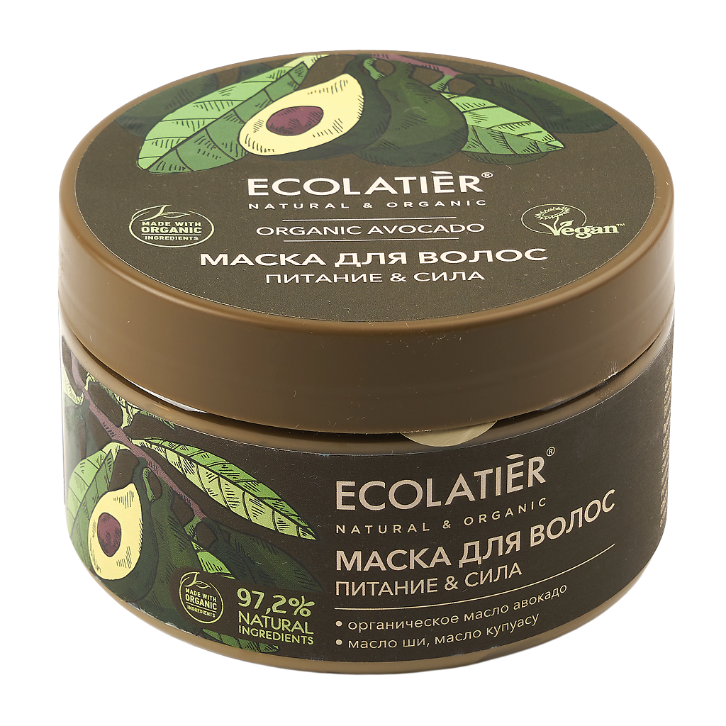 Ecolatier Green Маска для волос Питание & Сила Organic Avocado 250 мл 1 шт