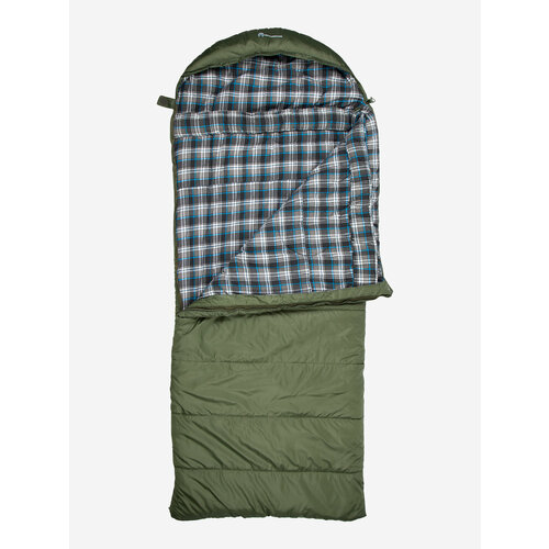 Спальный мешок Outventure Yukon T -6 правосторонний Зеленый RUS 180-200 Ориг one size 559900₽