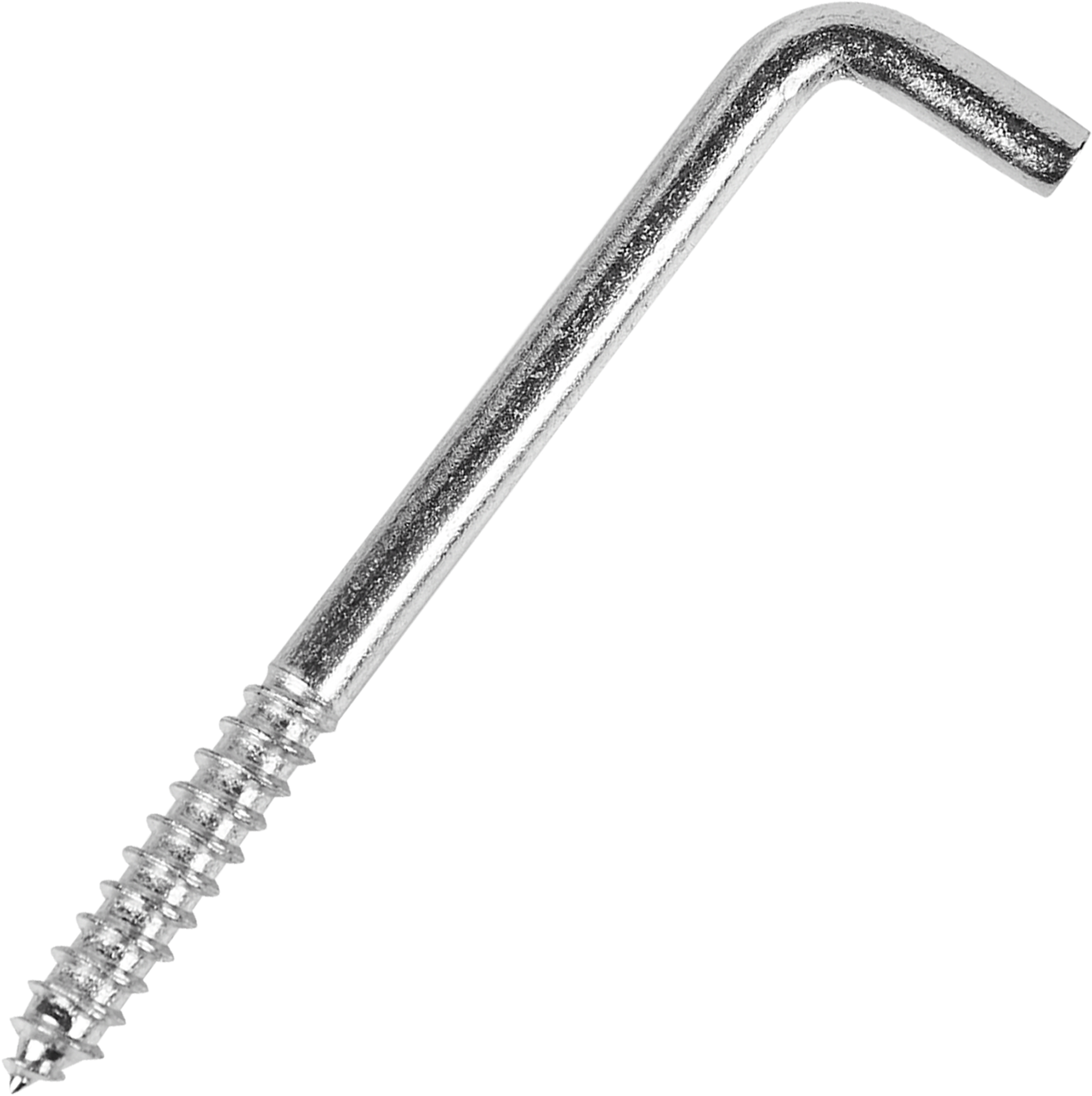 фото Крюк-шуруп Г-образный 8x100 мм, сталь оцинкованная 2 шт.