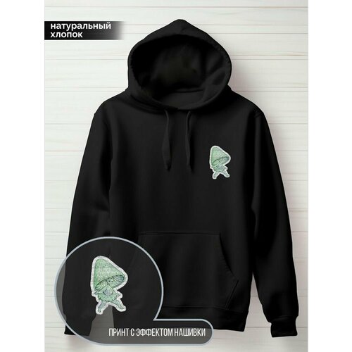 фото Худи hypnotica, размер s, черный