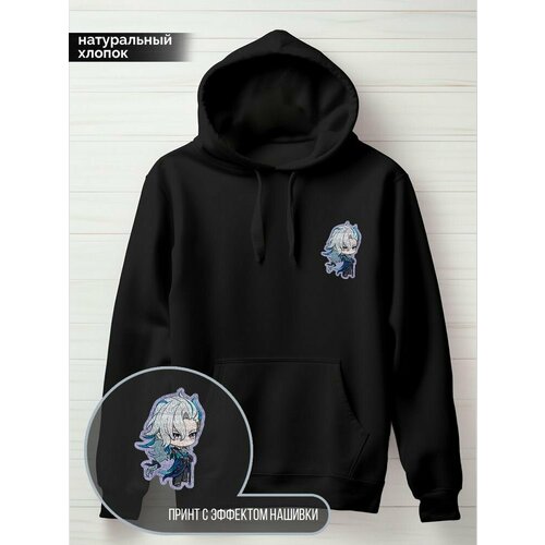 фото Худи hypnotica, размер 3xl, черный