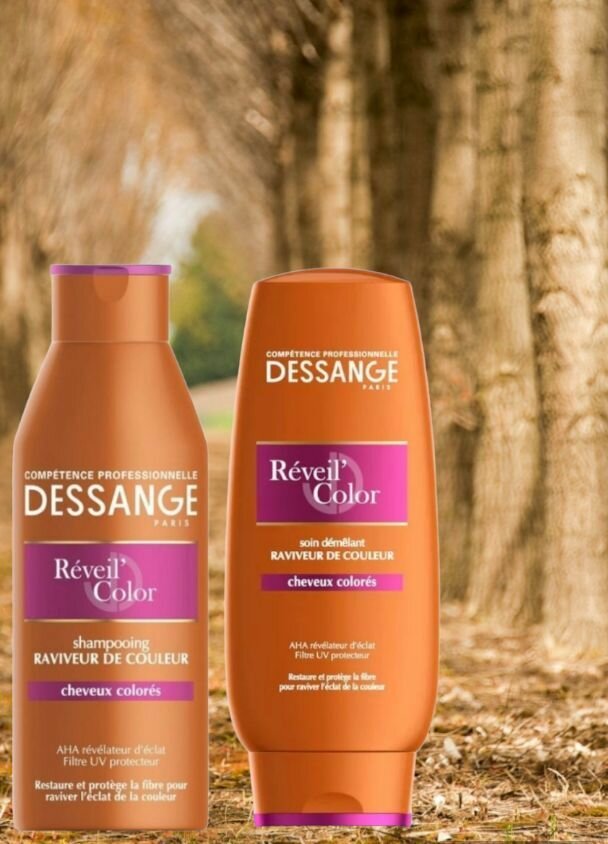 Dessange Reveil Color. Шампунь 250мл + бальзам 200мл.