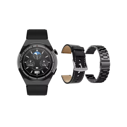 Умные часы Smart Watch GT3 Max Porsche Design мужские 46 mm 3 ремешка в комплекте 270000₽