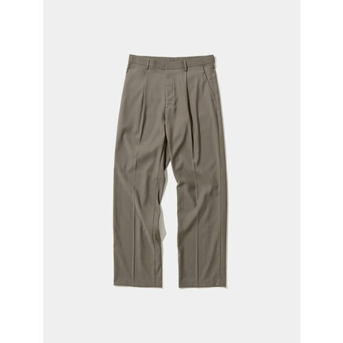 фото Брюки классические uniform bridge wide slacks, размер s, бежевый