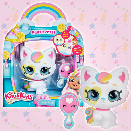 Фигурка Фигурка Кинди Кидс Kindi Kids Питомец Кошечка Mello 10 см игровой набор kindi kids kitty petkin supermarket