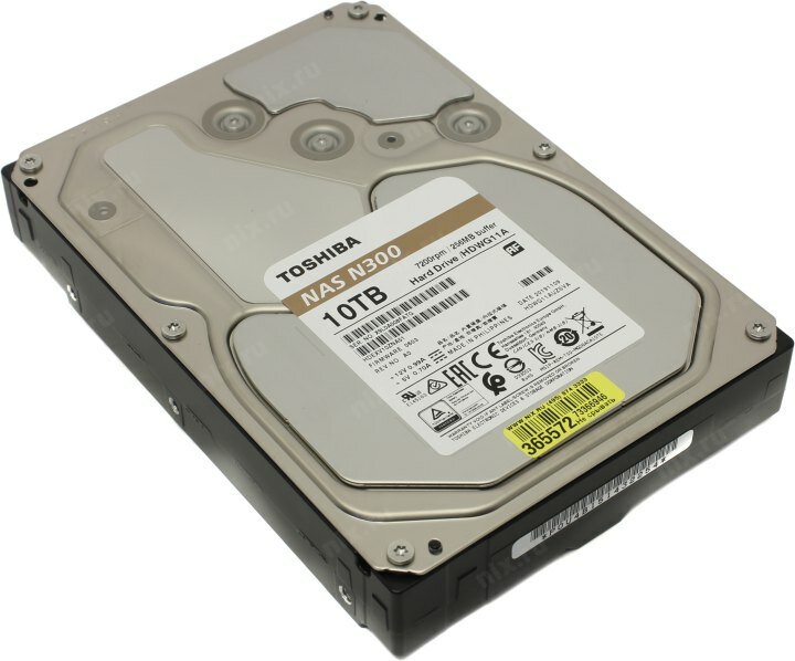 Жесткий диск TOSHIBA N300 , 10Тб, HDD, SATA III, 3.5", BULK - фото №17