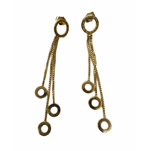 цепочки и серьги гвоздики для индийского танца живота 1 комплект Серьги , размер/диаметр 75 мм, золотой