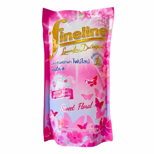 Fineline Гель для стирки концентрированный / Sweet Floral, розовый, 400 мл