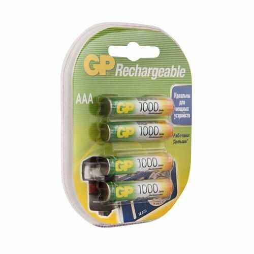 Аккумулятор GP 100AAAHC-2DECRC4 950 мА*ч аккумулятор gp ni mh aaa 1000mah bl2 2шт 100aaahc 2cr2