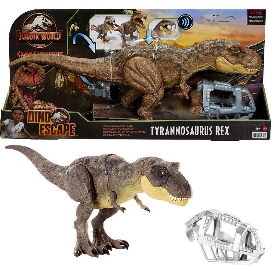 Атакующий тирекс - фигурка динозавра Jurassic World