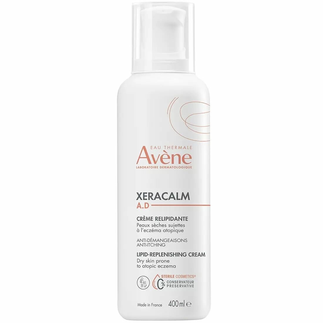 Avene Липидо-восполняющий крем XeraCalm A.D Creme, 400 мл