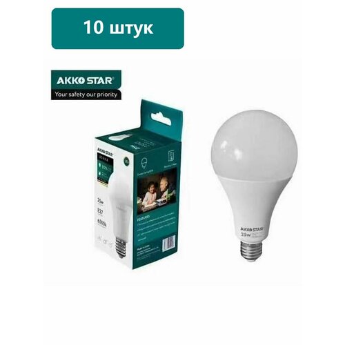 Лампочка светодиодная A95-25W-E27 (6500K) 10 шт