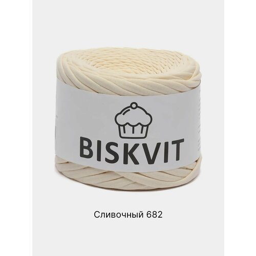 Пряжа Трикотажная Biskvit , Цвет Бежевый