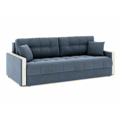 Диван еврокнижка Мадрид серо-синий