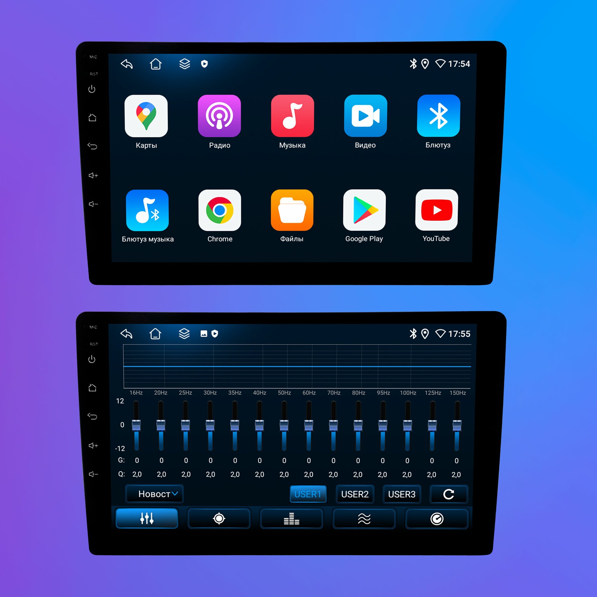 Магнитола Torino Auto Android 4/64GB 8 ядер+4G sim 9 дюймов/универсальная магнитола Android на 9 дюймов 4/64GB на 8 ядер — фото 1