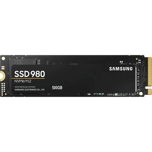 Твердотельный накопитель (SSD) Samsung 500Gb 980 2280 PCI-E 3.0 x4 (MZ-V8V500B/AM) твердотельный накопитель samsung 980 1000 gb mz v8v1t0bw