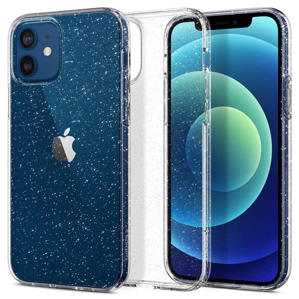 Чехол SPIGEN для iPhone 12 / iPhone 12 Pro - Liquid Crystal Glitter - Прозрачный кварц - ACS01698