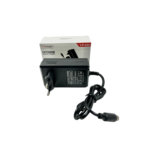 Блок питания Live-Power LP-229 42 В2 А разъём 8 мм для гироскутеров 74900₽