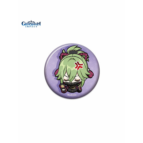 Значок значок genshin impact chibi expressions – xinyan can badge