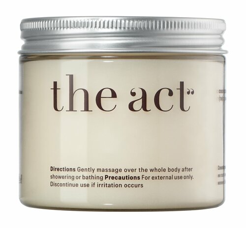 THE ACT Масло твердое для тела с ароматом кокоса, 300 г