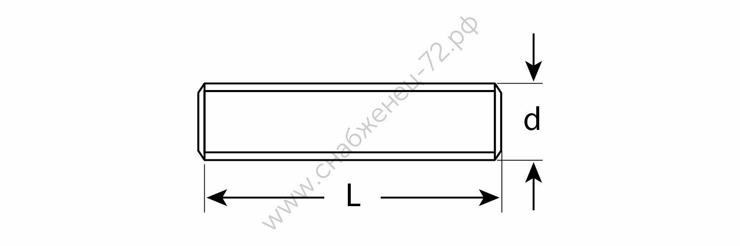 Шпилька резьбовая М12х1000 (оцинкованная) DIN 975 (1шт)