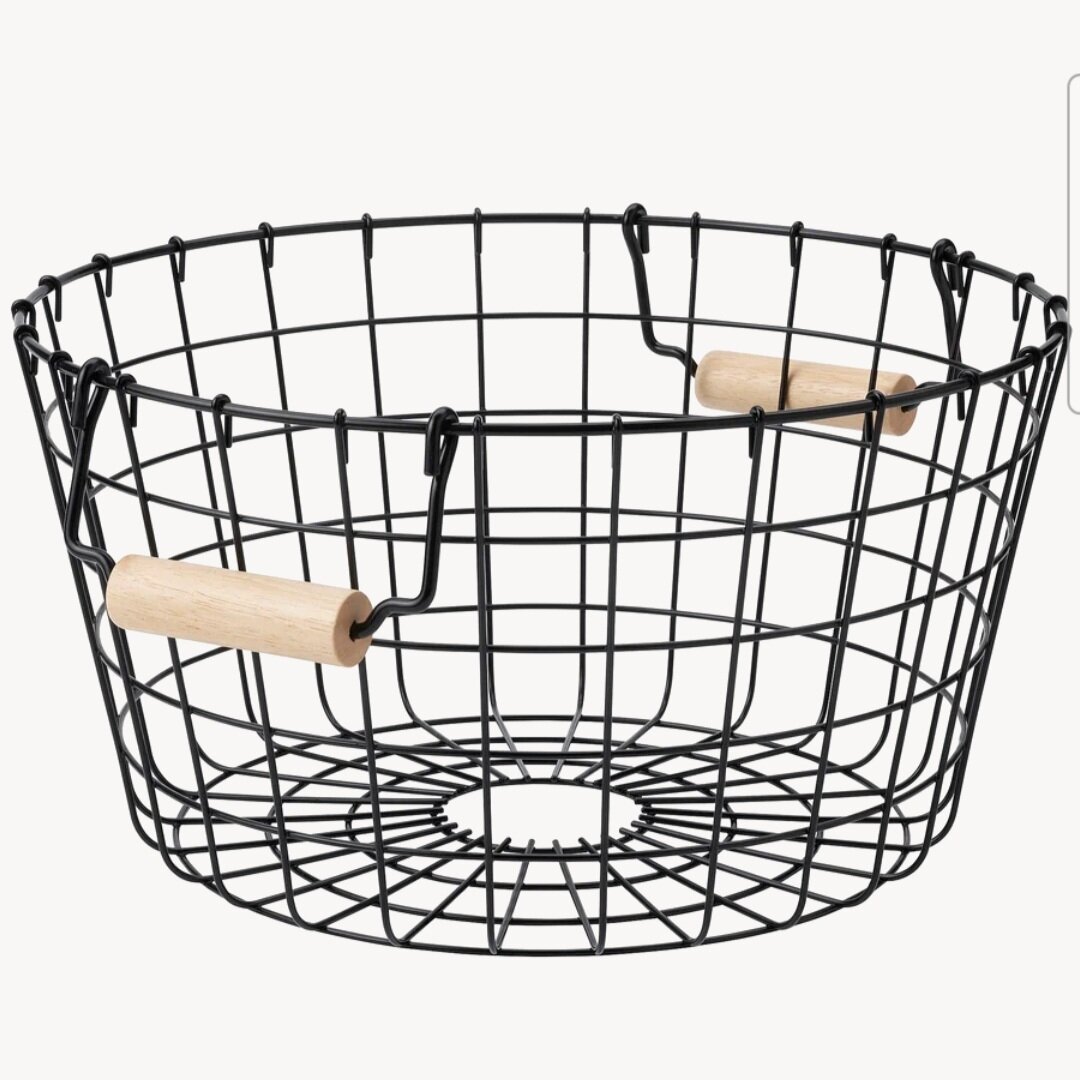 фото Корзина для хранения икеа нэтаде, 41х41х20 см, черный