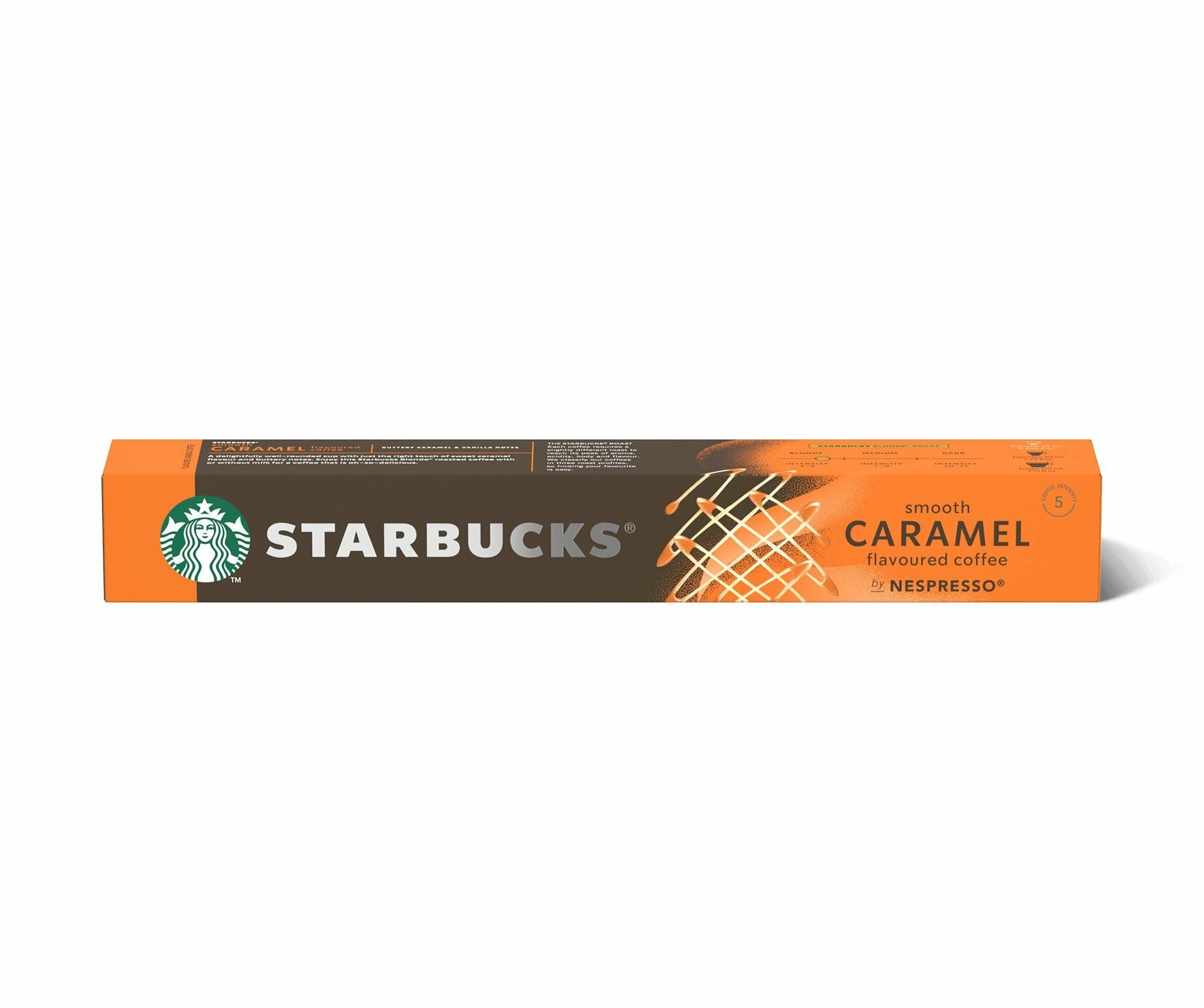 Кофейные капсулы Starbucks Nespresso Sweet & Salted Caramel 10 капсул по 51 г (Из Финляндии) - фотография № 1