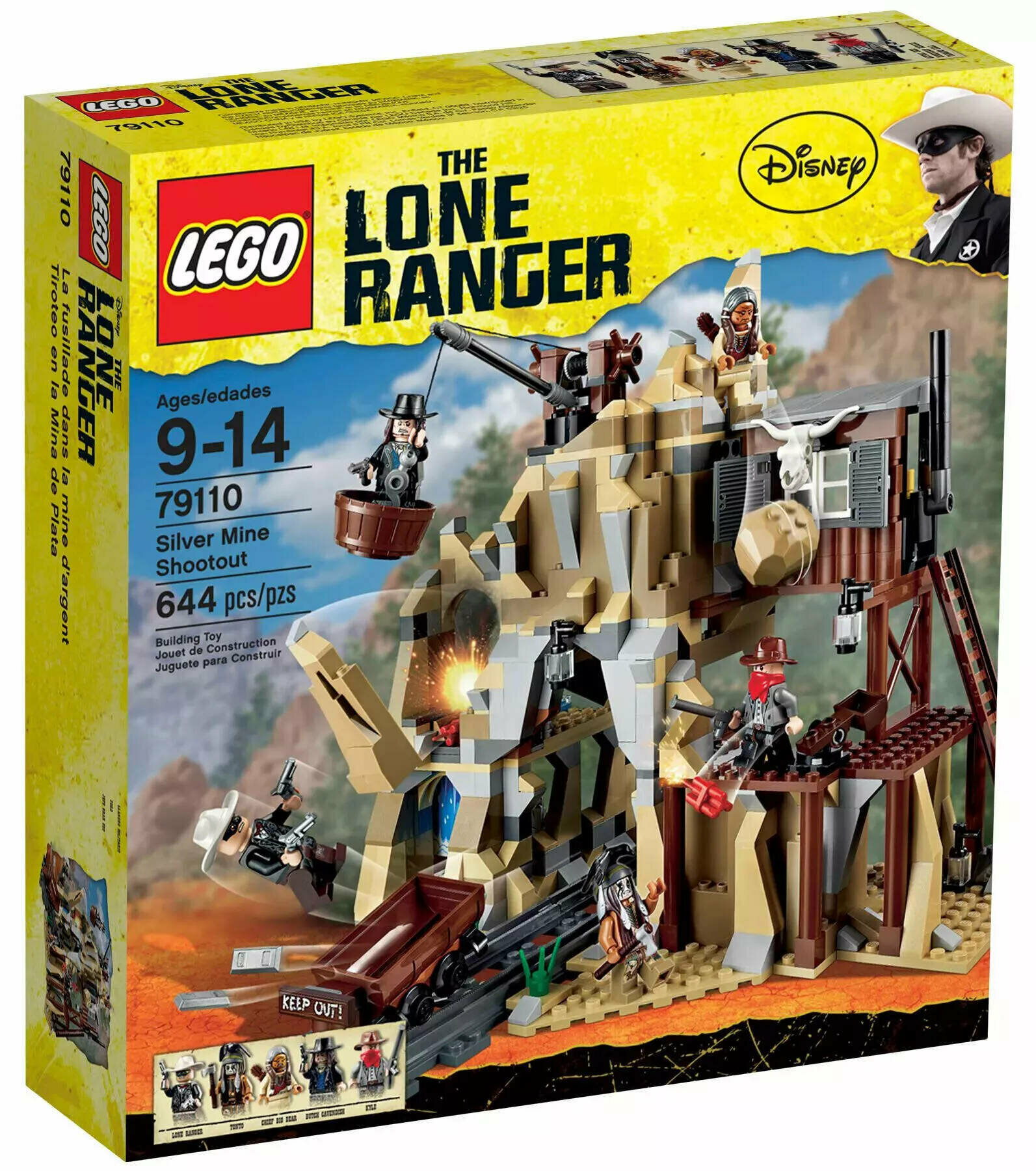 LEGO The Lone Ranger 79110 Перестрелка в серебряной шахте