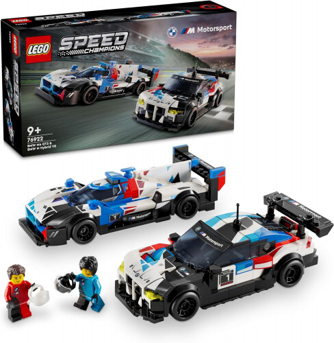 Конструктор Lego ® Speed Champions 76922 Гоночные автомобили BMW M4 GT3 и BMW M Hybrid V8