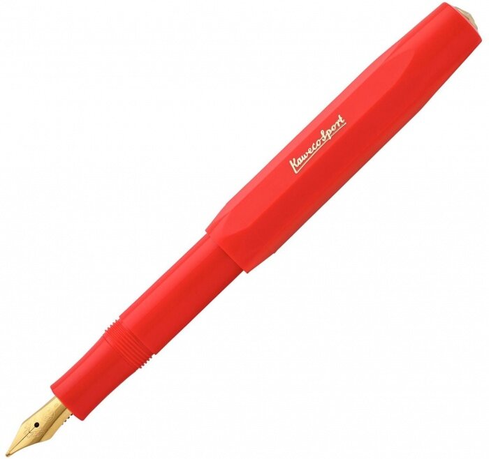 Kaweco 10001148 Ручка перьевая kaweco classic sport, red gt (перо в - 1.1 мм)