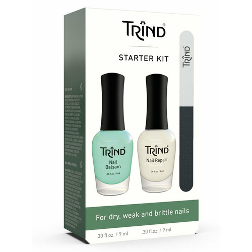 TRIND Набор для ухода за ногтями Starter Kit( Nail Magic +Nail Repair + Nail Balsam) cosrx honey glow kit набор из 3 предметов