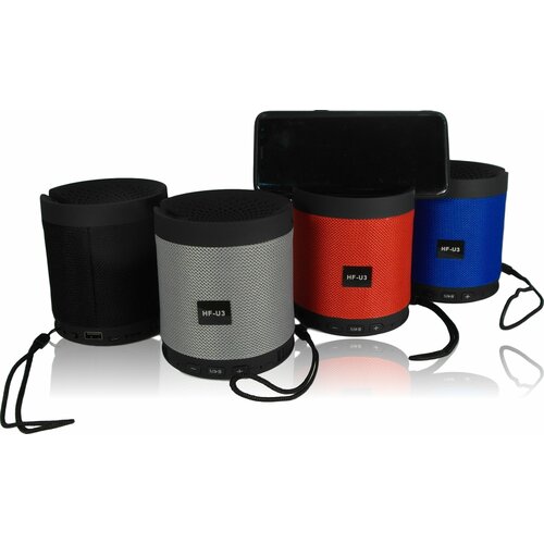 Портативная колонка HF-U3 Синяя с держателем телефона 98400₽