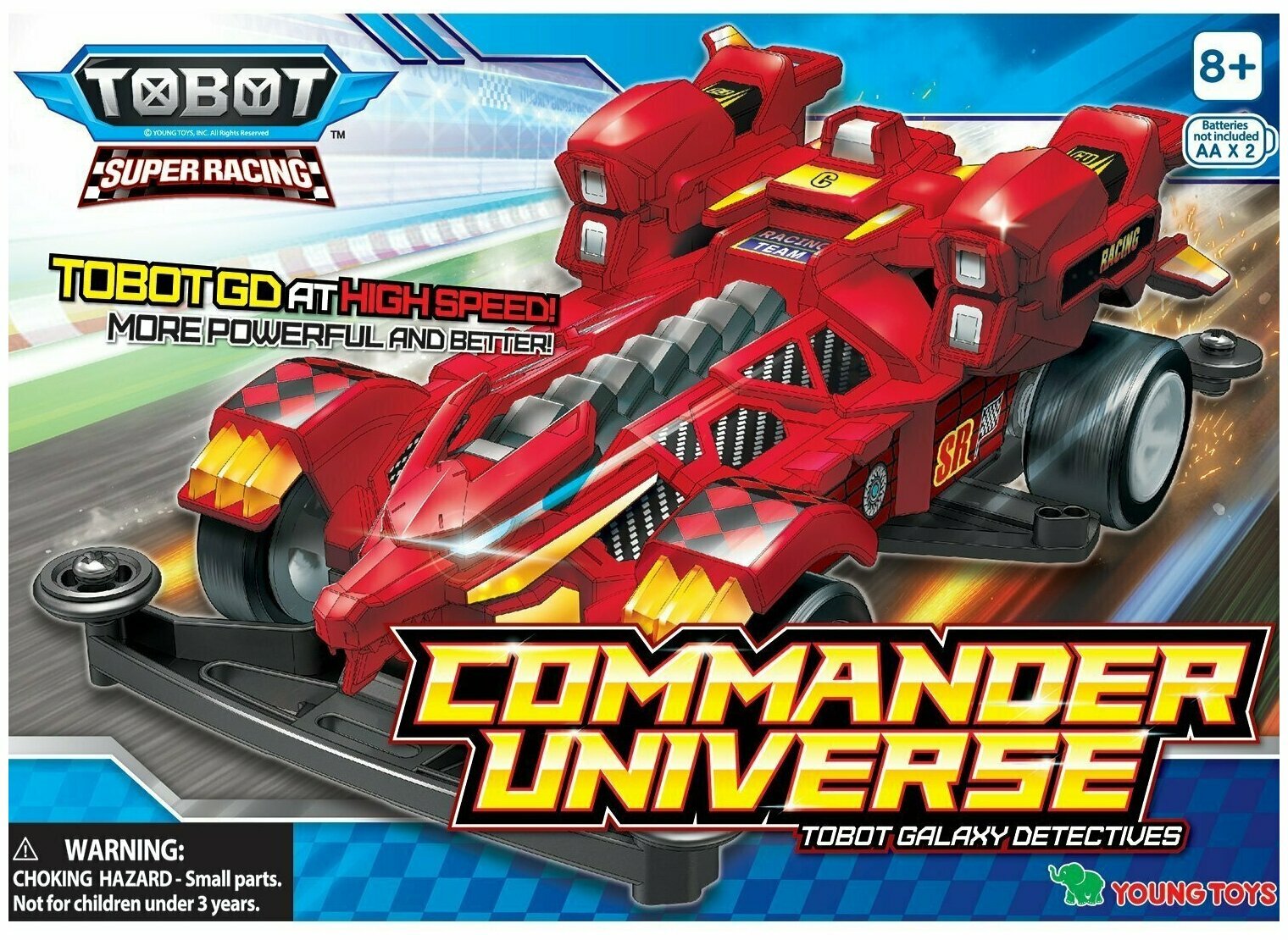 Tobot Машинка Трансформер Super Racing Commander Universe 301203