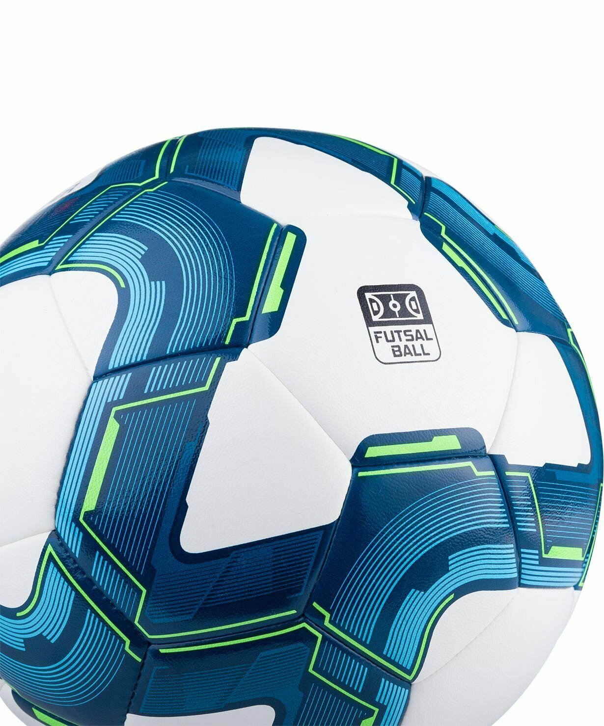 Мяч футбольный JOGEL Blaster, для твердых покрытий, 4-й размер, белый/синий [ут-00017614] - фото №15
