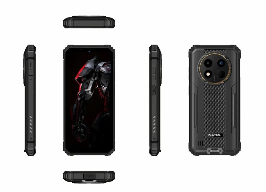 Смартфон OUKITEL WP28 8/256 ГБ, 2 nano SIM, черный — фото 1