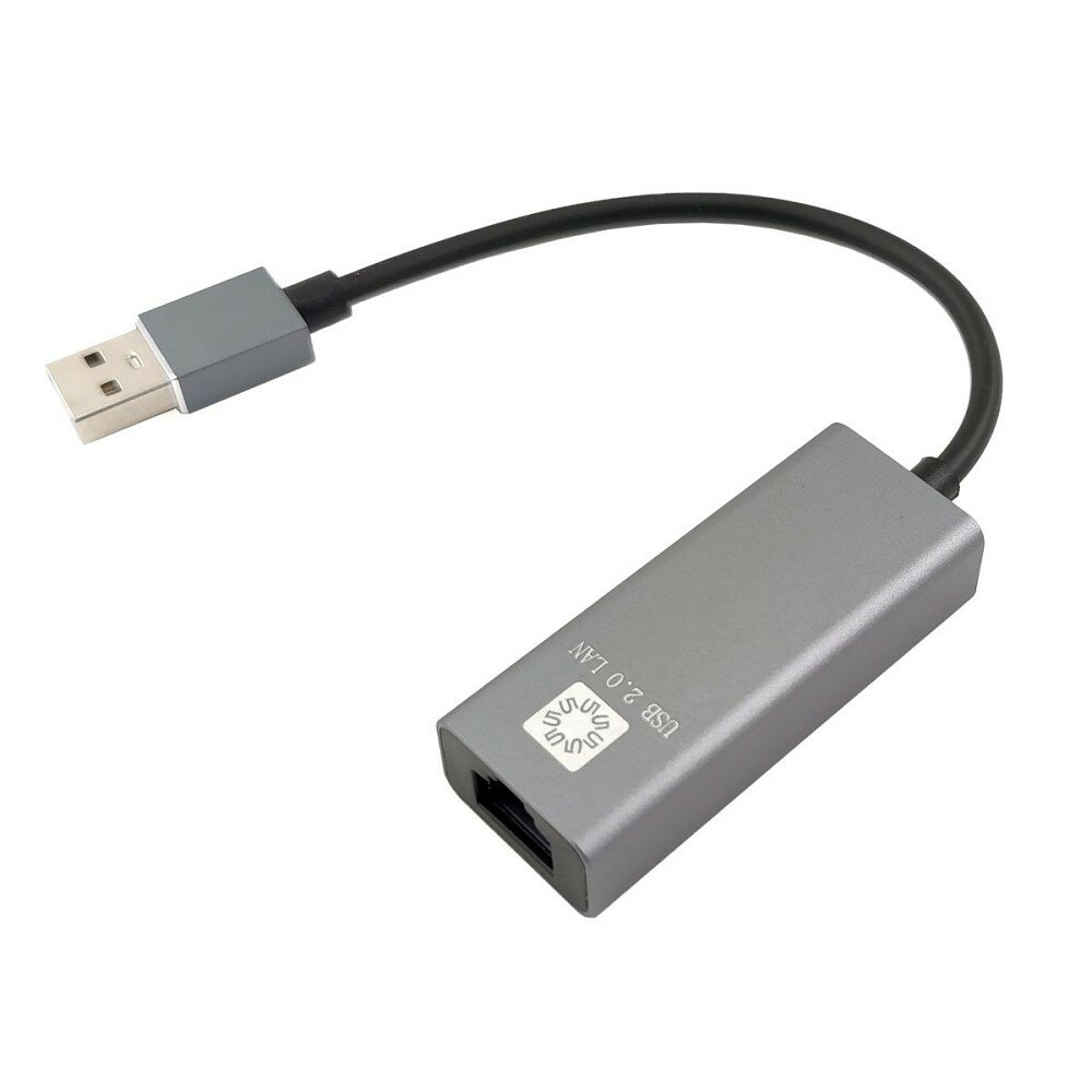 5bites кабели Кабель-адаптер UA2-45-15BK USB2.0 RJ45 100MB AL GREY