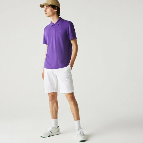 Поло LACOSTE, размер T3, фиолетовый