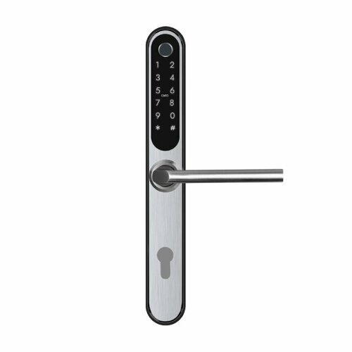 Умный электронный замок Home Slim SILVER Novilock v.4237 с врезным механизмом 3585 v.4931 серьги апарт 00200042 6