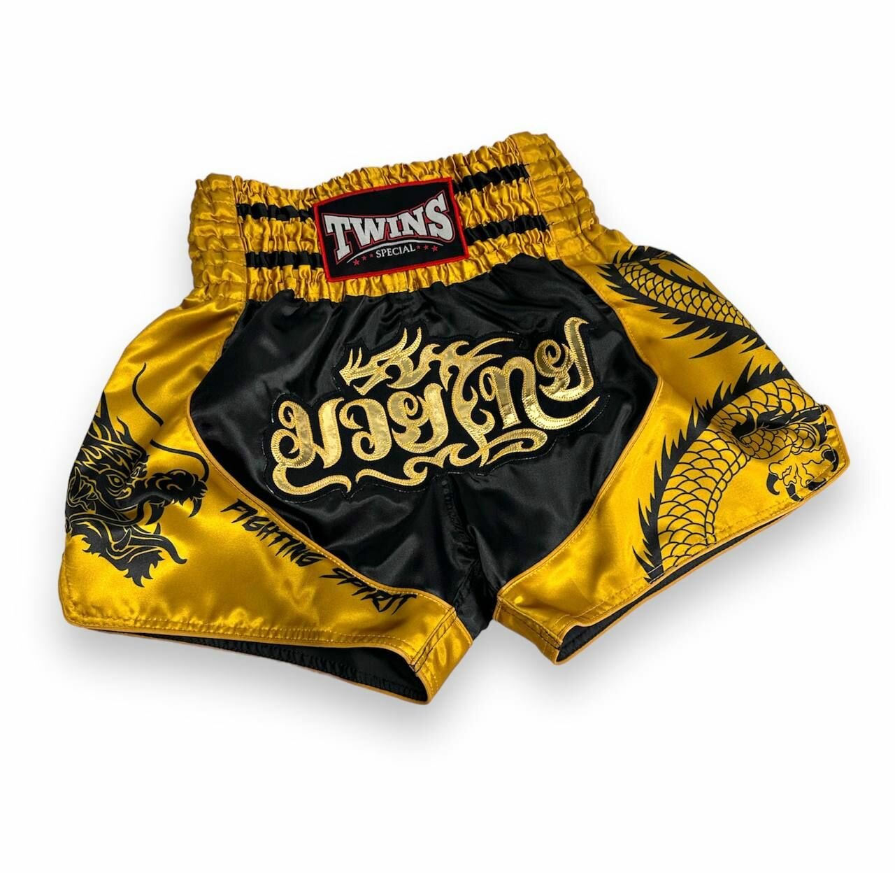 Трусы боксерские Twins Special Базовая коллекция, размер M, черный, золотой — фото 1