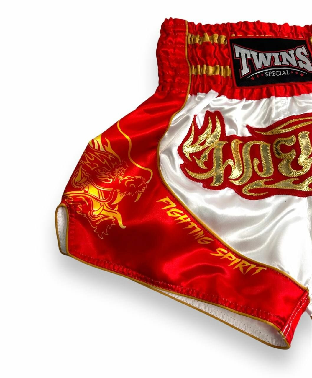 Трусы боксерские Twins Special Базовая коллекция, размер L, красный, белый — фото 1