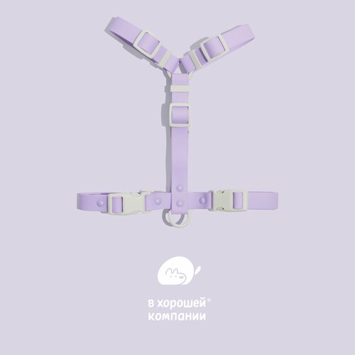 Анатомическая прогулочная шлейка для собак средних пород IN GOOD COMPANY (М / зеленый)