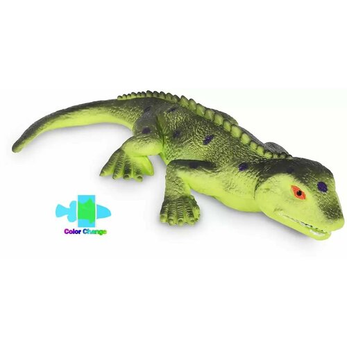 Детская игрушка животного в виде ящерицы- гаттерии, меняющей цвет под водой W6328-201 Я играю в зоопарк